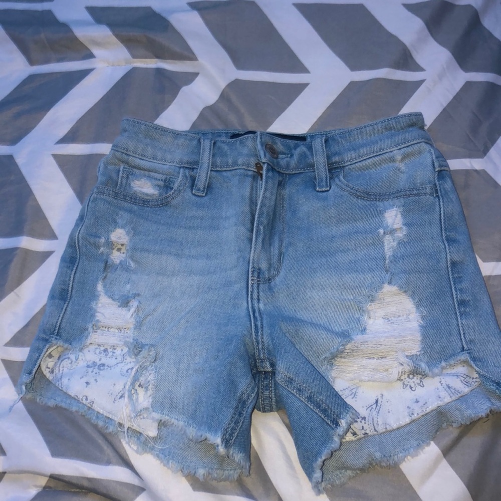 Hollister jean shorts